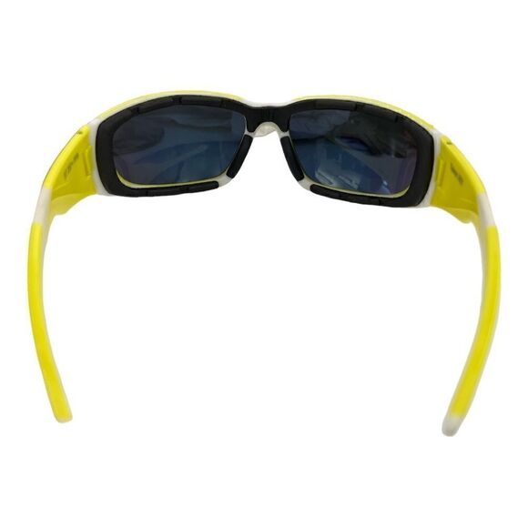 Forceflex Floating Sunglasses Yellow/White W/Mirror Lens. - Picture 5 of 5